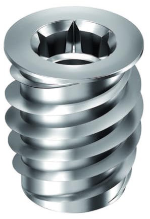 RAMPA MUFFEN/Gewindemuffe/Gewindeeinsatz/Einschraubmutter TYP SKD330, Stahl verzinkt, M6 Innengewinde (d). 12mm Durchmesser (D) X 15 mm Länge (L), 10 Stück