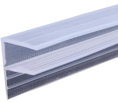 Duschdichtung, Premium Duschdichtung Duschtürdichtung, 200cm Duschtürdichtung für 6/8/10/12mm, für gebogene und vertikale Bildschirme oder Türen (8MM,F)