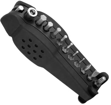 PRETYZOOM Kit de Reparación de Neumáticos para Bicicletas Negro Juego Multifuncional Portátil Herramientas para Mantenimiento y Reparación de Pinchazos Accesorios para Bicicletas de