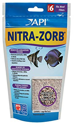 API Nitra-Zorb Size 6 Aquarium Canister Filter Filtration Pouch 1-Count Bag