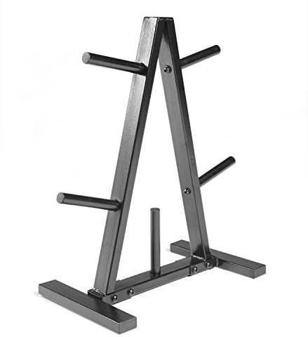 CAP Barbell RK-1BB Étagère Mixte Adulte, Arbre à Assiettes de 2,5 cm Noir, 1