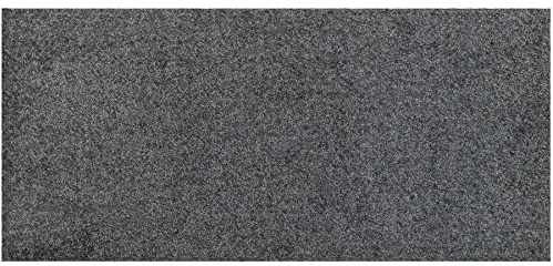 Salonloewe Fußmatte waschbar Anthrazit 030x060 cm Schuhparkplatz einfarbig Eingangs-Matte schmal