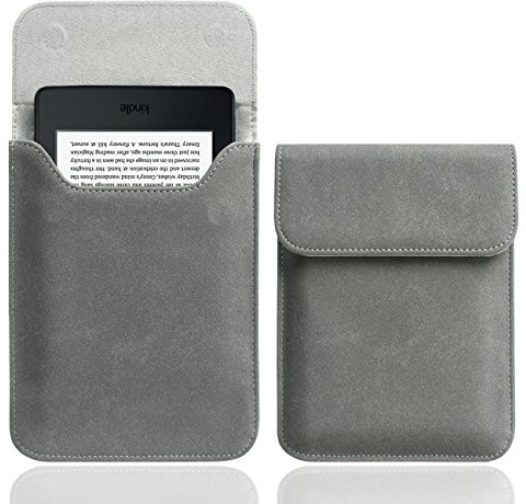 WALNEW 6 Kindle Hülle für Kindle 2024/2022, 6-Zoll Kindle Paperwhite,Kindle Voyage und Kindle Touch Schutzhülle Tasche Sleeve Case Lederhülle