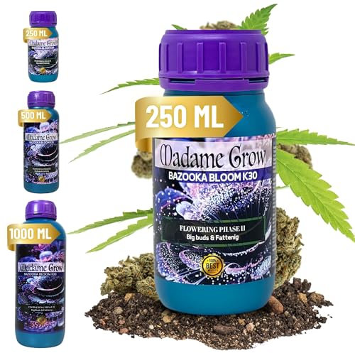 MADAME GROW - Engrais Organique Liquide - Engrais Floraison - Bazooka Bloom K30-250 ML