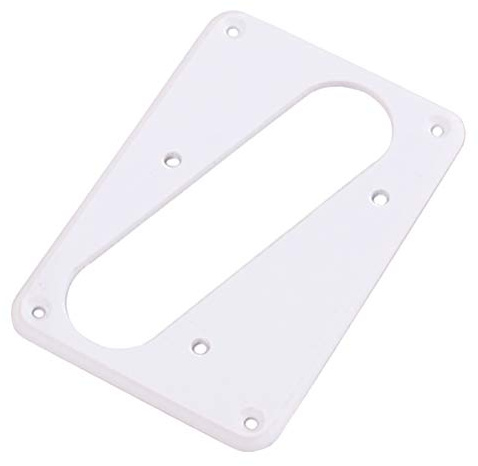 Milisten Weißer Flat Neck Bridge Pickup Rahmen Einlagige Gitarre Humbucker Pickup Abdeckungen für Tl Telecaster Gitarre Ersatzzubehör Teile