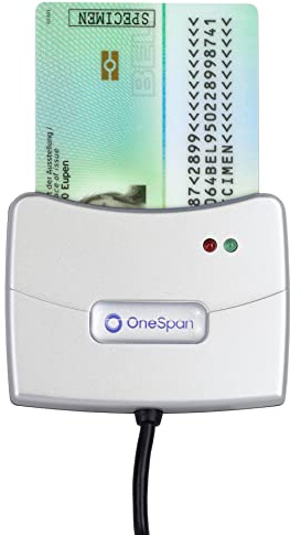 HeiTrade - Digipass 905 USB Smartcard Lese- /Schreibgerät Kompatibel mit belgischem eID (.beID)