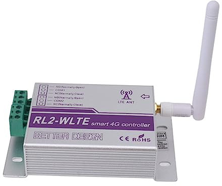 Apricancello GSM, 2 Canali 4G APP Isolamento di Sicurezza con Telecomando da 100 a 240 V 900 1800 MHZ per l'illuminazione della Stazione Base della Porta del Garage