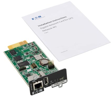 Eaton Cybersecure Gigabit Network-M3 Card for UPS and PDU, UL 2900-1 and IEC 62443-4-2 Certified Network Card