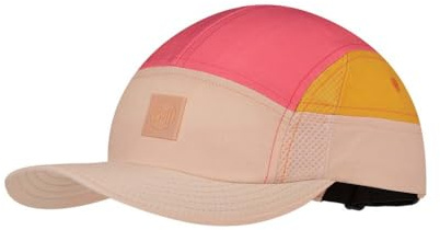 Buff®| Kappe 5 Panel Go Männlich Weiblich Erwachsene Flexibel, UPF50, Verstellbar, Nachhaltig, Leicht, Laufen, Recycelte Materialien, Komfortabel, S/M, Rosa