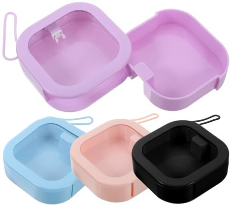 minkissy Schmuck Reiseetui 4 Stück aus Kunststoff für Reisen und Outdoor
