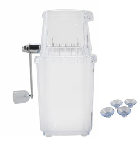 Ice Crusher - Ice Crusher Maschine, Kleine Handkurbel | Manuelle Eisrasiermaschine, handliche Rasierte Eismaschine, ergonomische Handkurbel Eisbrecher für Schneekegel, Slush, Rasiertes Eis, Zuhause