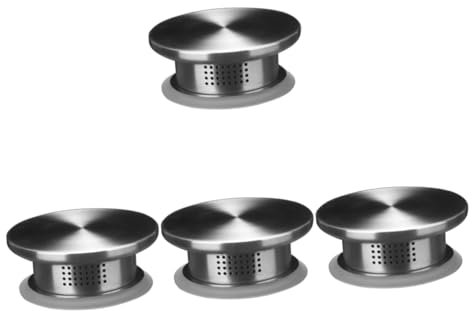 Hoement 4 Stücke Austauschbare Deckel Robust Abdeckung Löcher für Tee Filterung Küche Deckel