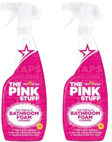 The Star Drops Pink Stuff Miracle Detergente Per Wc (2, The Pink Stuff Spray Detergente Bagno 750ml)