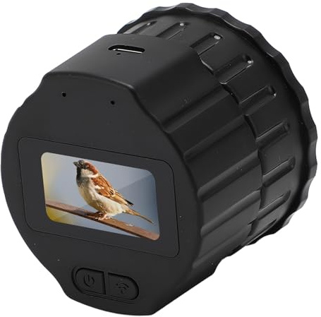 Wi-Fi-teleskopkamera, WL Elektronisk Okular med 1920x1080P Videoinspelning och 16MP-foton, 1,5-tums Skärm Digital Teleskopokularkamera för 28 Mm Till 50 Mm Teleskop