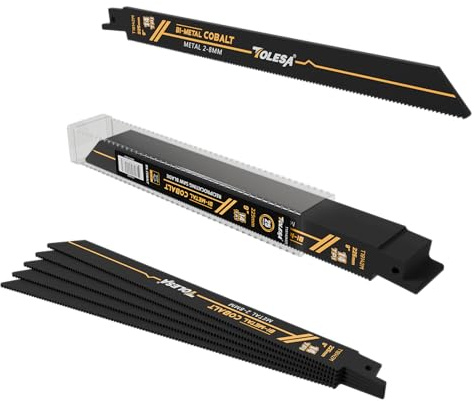 TOLESA Lame per Seghetto Alternativo 228mm 14tpi per Metallo 25pz