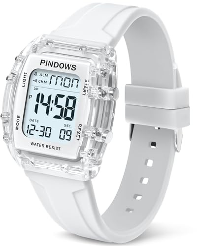 Donna Orologio per Donna Adolescenti Orologio sportivo Digitale Orologi Studenti Orologi Impermeabili con Allarme Cronometro Conto Alla Rovescia Dual-Time Suoneria Oraria Funzione Alta Luminosità Luce