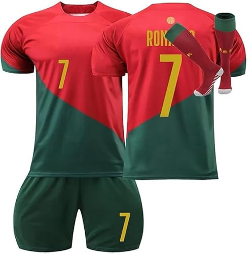 Camiseta Futbol Niño y Adulto, 2024 2025 Equipacion Futbol Niño Chandal Conjunto de 3 Piezas camisetas de futbol Hombre Entrenamiento Futbol, Pantalones y Calcetines