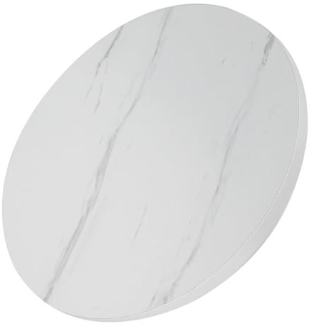 VINTORKY Plato Giratorio de Comedor Redondo Grande 35 Cm Madera Natural Cojinetes Suaves para Familias y Niños Uso en Mesa de Comedor Bandeja Giratoria Multifunción Color Aleatorio