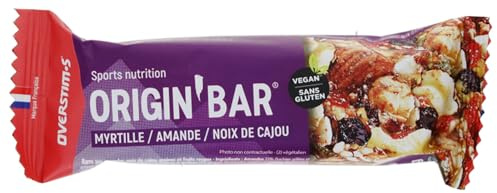 Overstims Origin Bar 40 g - Myrtille/Amande/Noix de Cajou