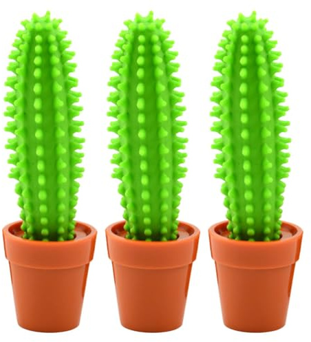 GALPADA 3 penne a sfera a forma di cactus, per ufficio, neutro, impugnatura comoda, durevole, design creativo, vita quotidiana e ufficio