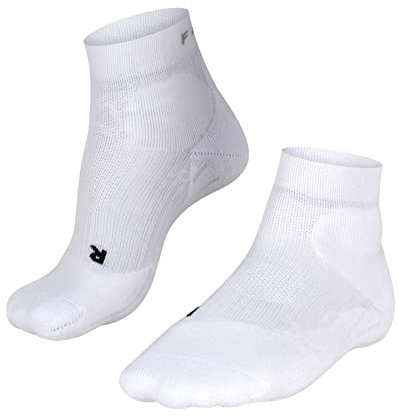 FALKE Herren Tennissocken TE2 Short M Sso Baumwolle Funktionsmaterial antiblasen 1 Paar, Weiß White 2000, 44-45