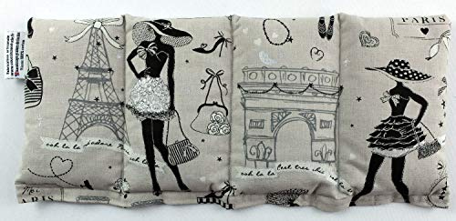 BOUILLOTTE SECHE ZENITUDE GARNISSAGE 100% GRAINE DE LIN BIO - Z PARIS ARGENT