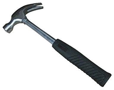 Ruthe 3002935019 Claw Hammer with Steel Tube Handle, Multi-Colour, 16 oz