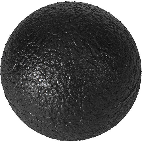 GORILLA SPORTS® Faszienball - Durchmesser 10,2 cm, zur Selbstmassage und Triggerpunkttherapie, aus Kunststoff, Schwarz - Massageball, Selbstmassage Ball, Faszien-Kugel, Lacrosse-Ball, Faszien-Ball