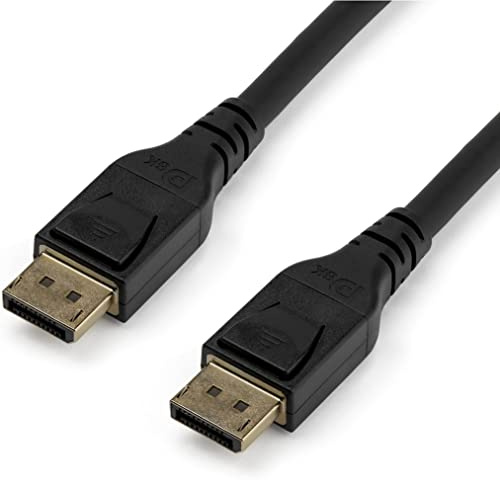 StarTech.com 3m Black DisplayPort 1.4 Cable