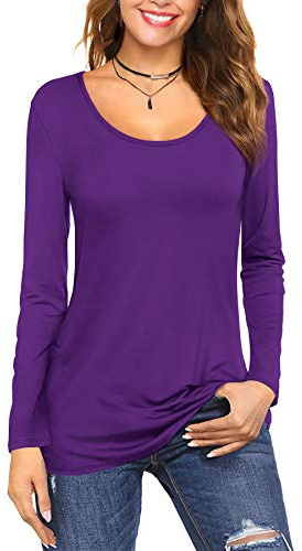 Florboom Camicia Estiva delle Donne Camicia a Maniche Corte Camicia Nera Tshirt Tunika Cotone T-Shirt Basic Tops