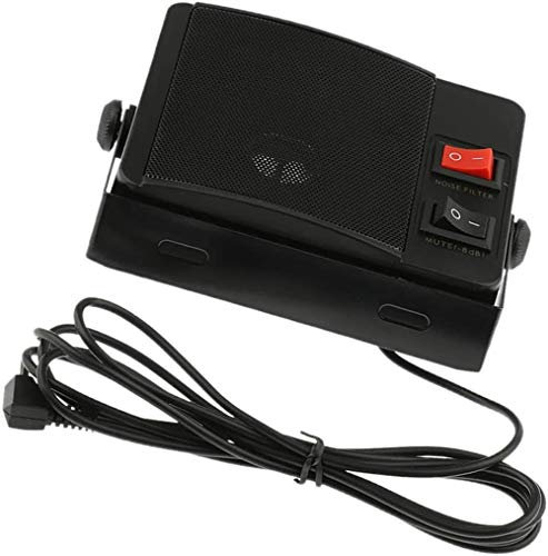 SGerste 3.5mm Autoradio Citofono Altoparlante Esterno Jack Altoparlante Amplificatore Walkie Talkie Altoparlante Esterno Citofono Ricetrasmettitore