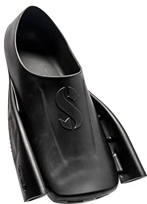 SCUBAPRO Modulares Flossensystem, volle Fußtasche zum Tauchen in warmem Wasser, XS, Schwarz