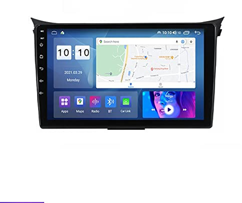 Radio de Coche Bluetooth Android para Hyundai I30 Elantra GT 2012-2016 Navigation Android 10 Autoradio 9 Pulgada Car Stereo Apoyo Dab 4G WLAN Bluetooth Carplay Mandos (Color : M500S 4+64G)