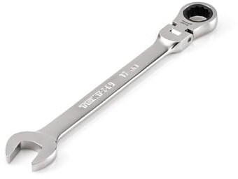 TEKTON 17 mm Flex Head 12-Point Ratcheting Combination Wrench | WRC26417