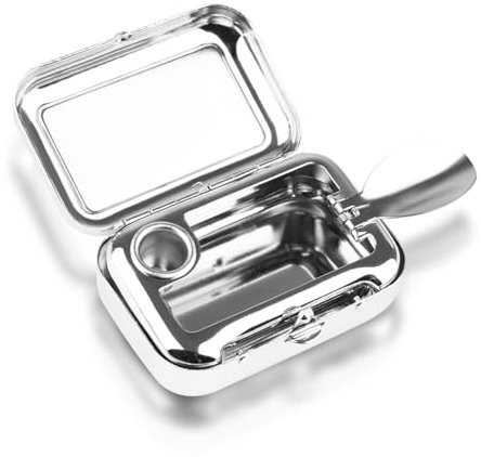 Reiseaschenbecher, Taschenaschenbecher für Unterwegs, Taschenaschenbecher Geruchsdicht, Aschenbecher für Unterwegs, Aschenbecher für Draussen, aschenbecher To Go für Reisen, Camping