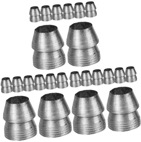 INOOMP 3 Sätze Eisenaxtgriff-befestigungswerkzeuge Hammerspaltmetallverstärkung Für Werkzeuge 8 Stück * 3
