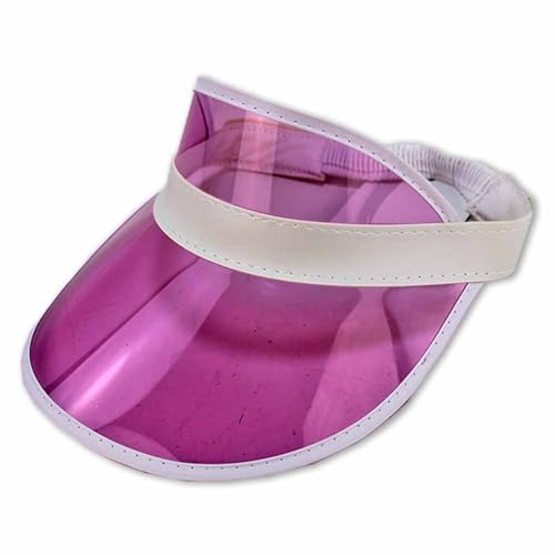 BEMIRO Sonnenvisier 80er pink Sunvisor - ca. 30 cm