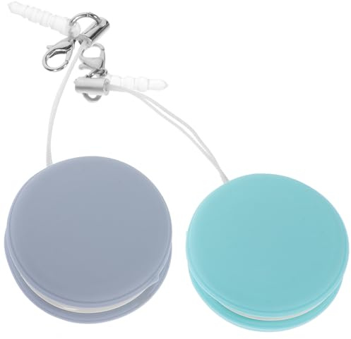 Hemobllo Nettoyant pour Écran de Téléphone Portable 2 Pcs, Boule de Nettoyage en Pp et Silicone, Pendentif Compact Maison Voyages