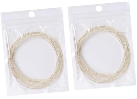WHAMVOX Ersatzsaite für Akustikgitarre aus Nylon und Metall 2 Beutel mit 1-6 Saiten für Klassische Gitarren Geeignet für Konzert und Übungssituationen