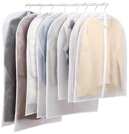 5PCS Funda Ropa transparentes 140x60 cm Fundas Ropa Armario Impermeables y a Prueba de Polvo de Alta Densidad