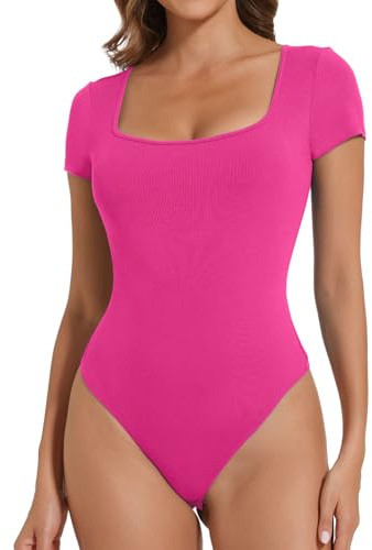 Joyshaper Body da donna con spalle scoperte, senza maniche, canotta estiva elegante, con spalline sottili, perizoma | Body elegante estivo con perizoma
