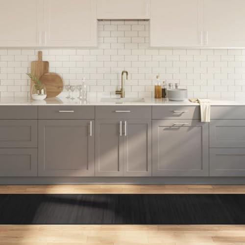 Xichuzi Teppich Rechteckig Schwarz 70x1000 cm Bambus, Teppich Schlafzimmer, Teppich Wohnzimmer, Carpet Bedroom, Büroteppich, Teppischwhonzimmer - 376894