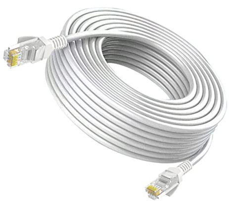 LAPYAPPE 1pezzi Cavo Ethernet Rete Cavo Per Collegamento Router Nucleo in Rame Stagnato Resistente All Acqua Per Uso Pesante e Interno