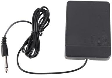 Sustain Pedal, Universelles Einzelpedal für Musikinstrumente, Umweltbauch (6,35 mm)