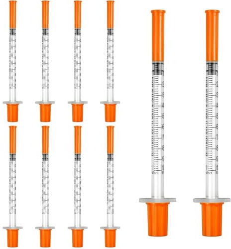 10 Pack 1ml Dispensing Measuring Tools, Individually Sealed Lab Accessories, Pet Liquid Feeding Tools