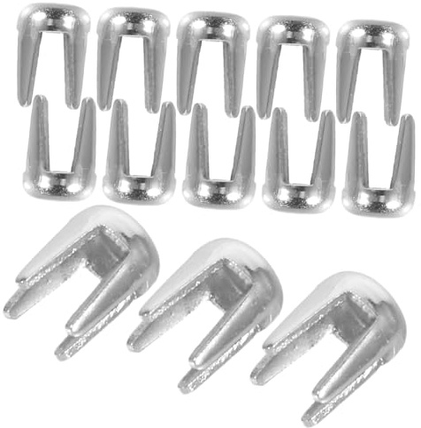 Mikikit Remaches Metálicos de Cabeza Redonda para Coser 2000piezas, Tachuelas de Metal Faciles de Usar, Ideales para Ropa y Zapatos en Manualidades DIY