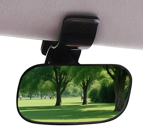 Teksome Miroir Voiture | Verre À Rotation 360 Degrés,Vue Large et Claire Miroir Siège Auto Dos à la Route,Pour Voyage Enfant Arrière Camion et Voiture