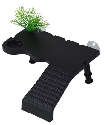 kokdid Plateforme de tortue pour décoration d'aquarium Plateforme de plastomère pour aquariums et terrariums Habitat sûr