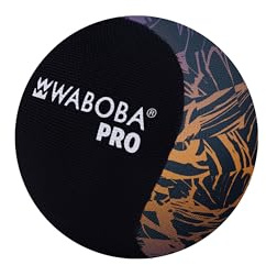 Waboba Pro vattenhoppboll – högpresterande boll som hoppar och hoppar över vattnet, hållbar utomhusleksak för pool, sjö och strand för ungdomar och vuxna – orange lila