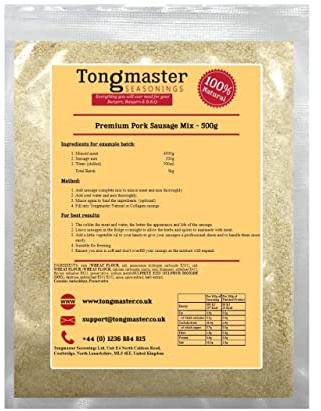 Premium Pork Sausage Complete Mix - 500g